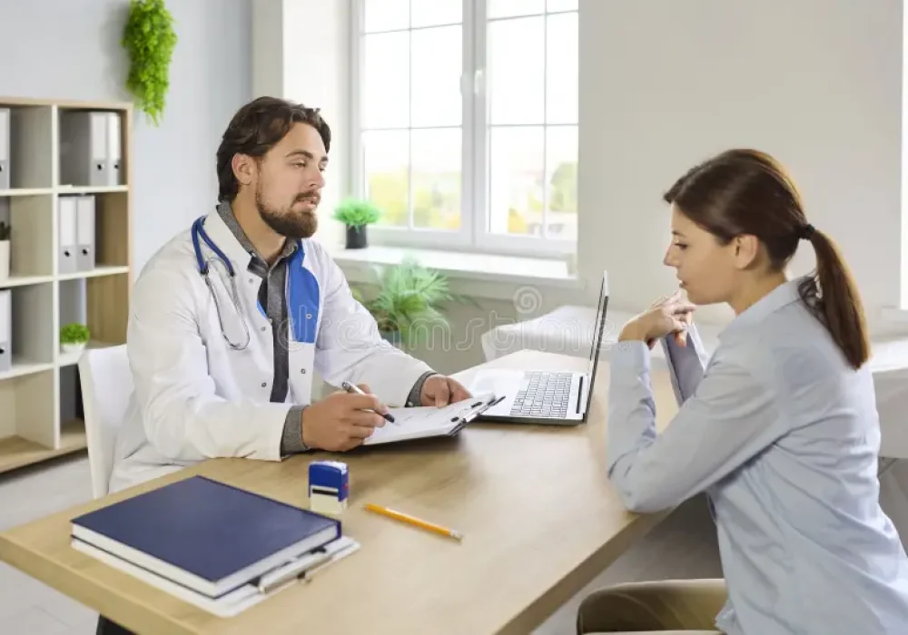 doctor-patient-meeting-hospital-professional-consultation-care-disease-prevention-conversation-symptoms-medical-418868531